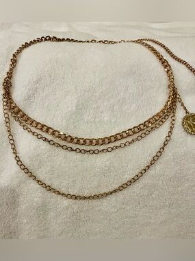 Gold Layered Waist Chain